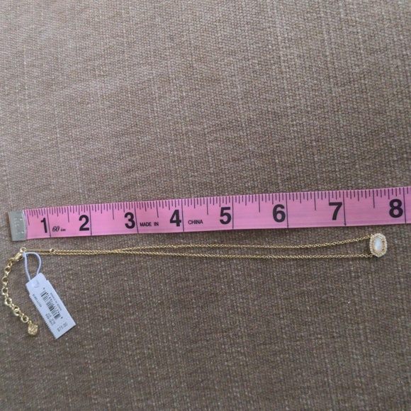 Set Of 11 NWT Kendra Scott MOP Gold Pendant Necklaces  15"+2 1/2, Macy's - Picture 8 of 8